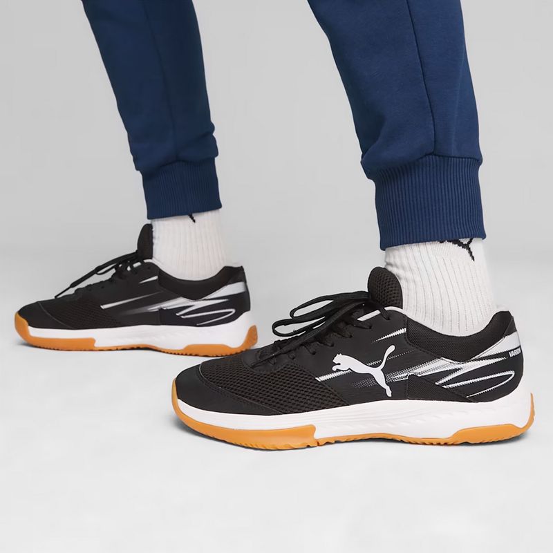 Vyriški vidaus sportiniai bateliai PUMA Varion II puma black/cool light gray/yellow blaze/gum 8