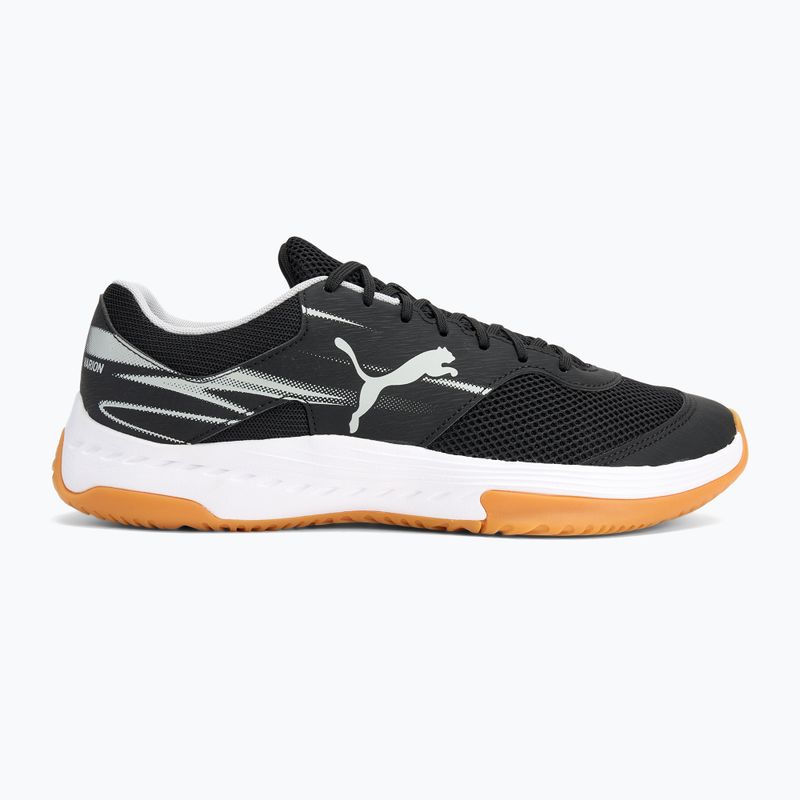 Vyriški vidaus sportiniai bateliai PUMA Varion II puma black/cool light gray/yellow blaze/gum 2