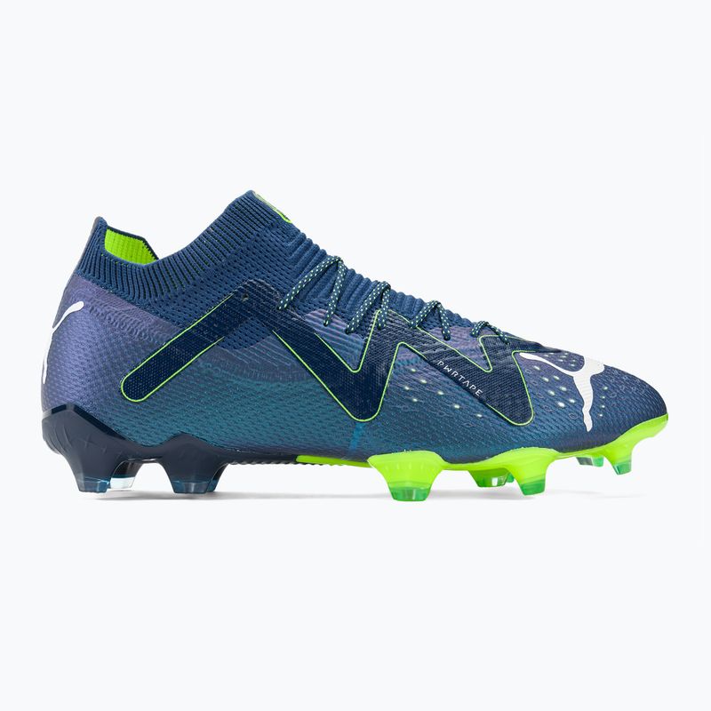 Vyriški futbolo bateliai PUMA Ultimate FG/AG persian blue/puma white/pro green 2