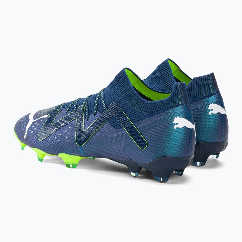 Vyriški futbolo bateliai PUMA Ultimate FG/AG persian blue/puma white/pro green 3