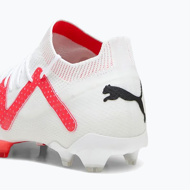 Vyriški futbolo bateliai PUMA Ultimate FG/AG puma white/puma black/fire orchid 15