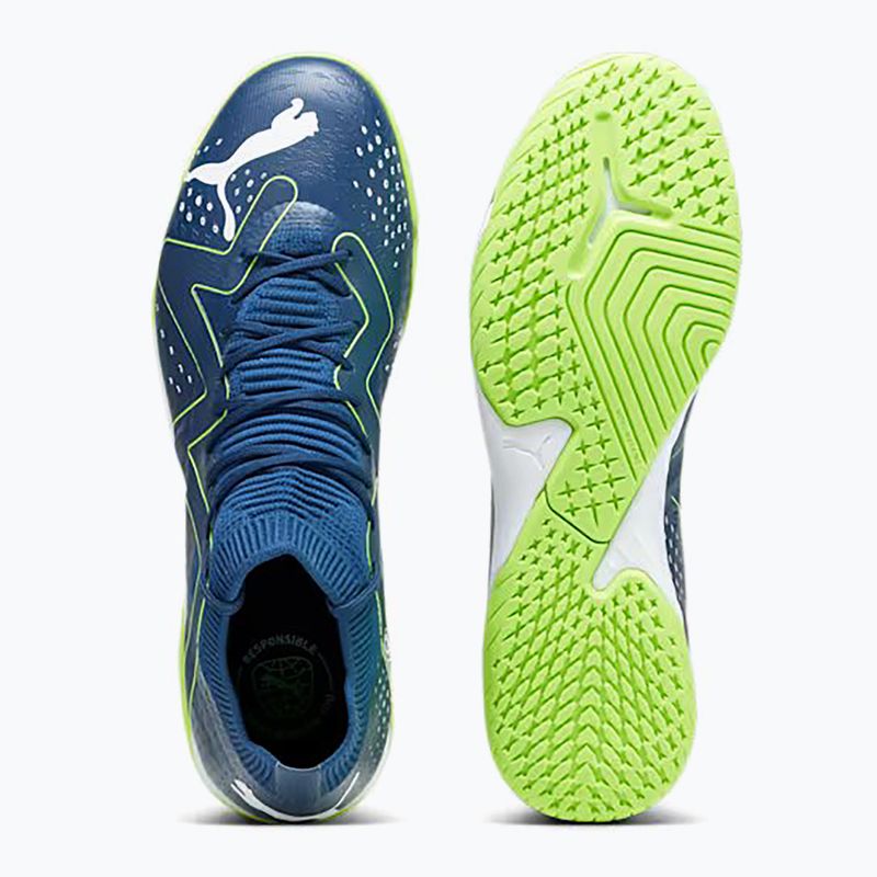 Vyriški futbolo bateliai PUMA Future Match IT persian blue/puma white/pro green 10