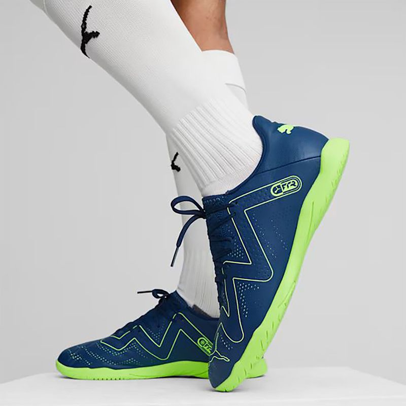 Vyriški futbolo bateliai PUMA Future Play It persian blue/pro green 13
