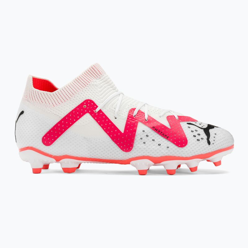 Vaikiški futbolo bateliai PUMA Future Pro FG/AG Jr puma white/puma black/fire orchid 2