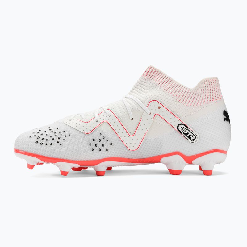 Vaikiški futbolo bateliai PUMA Future Pro FG/AG Jr puma white/puma black/fire orchid 9