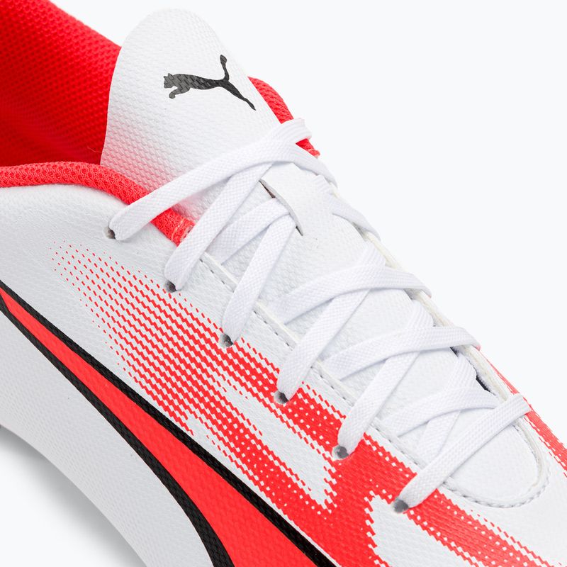 Vyriški futbolo bateliai PUMA Ultra Play FG/AG puma white/puma black/fire orchid 8