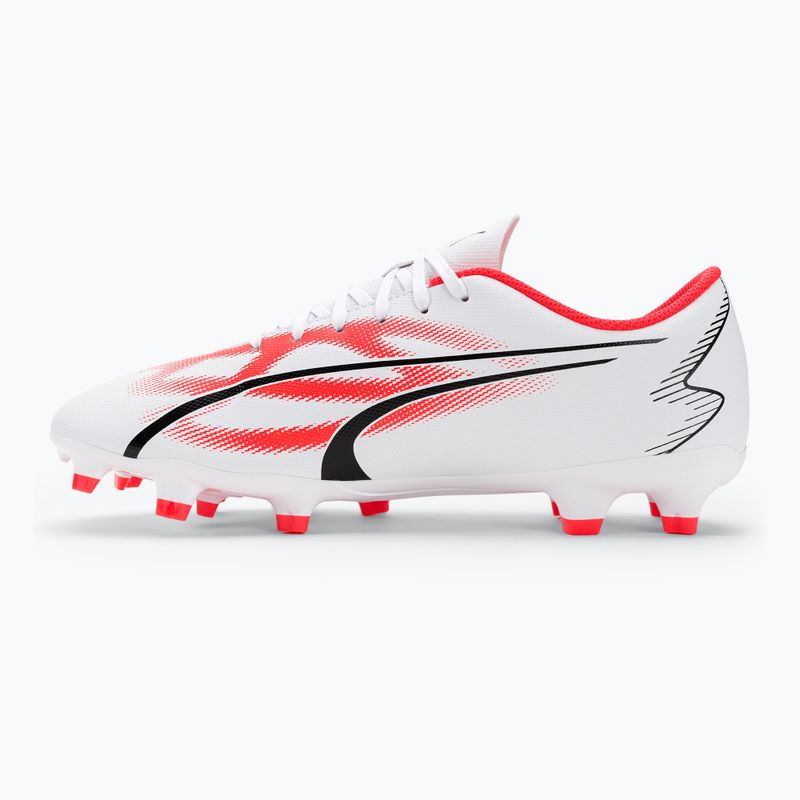 Vyriški futbolo bateliai PUMA Ultra Play FG/AG puma white/puma black/fire orchid 10