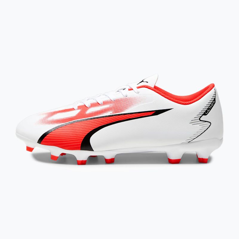 Vyriški futbolo bateliai PUMA Ultra Play FG/AG puma white/puma black/fire orchid 11