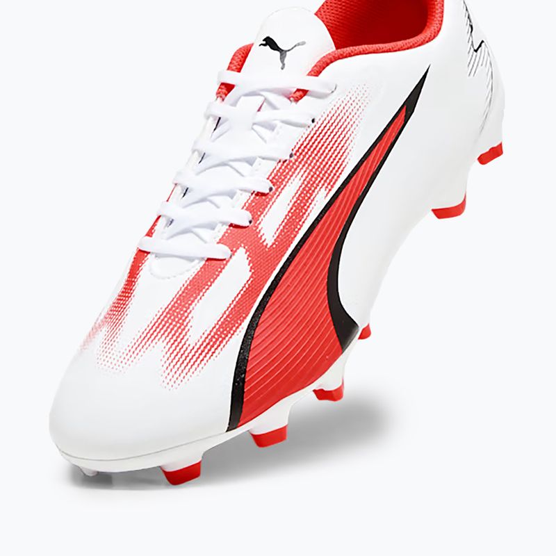 Vyriški futbolo bateliai PUMA Ultra Play FG/AG puma white/puma black/fire orchid 14
