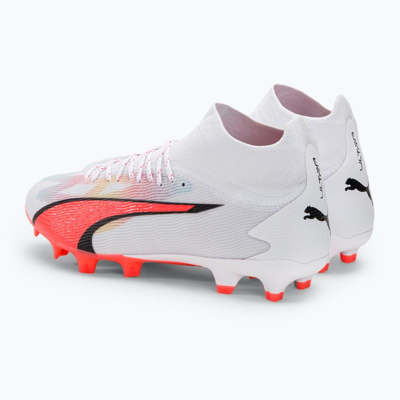 Vyriški futbolo bateliai PUMA Ultra Pro FG/AG puma white/puma black/fire orchid 3