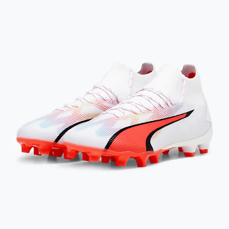 Vyriški futbolo bateliai PUMA Ultra Pro FG/AG puma white/puma black/fire orchid 12