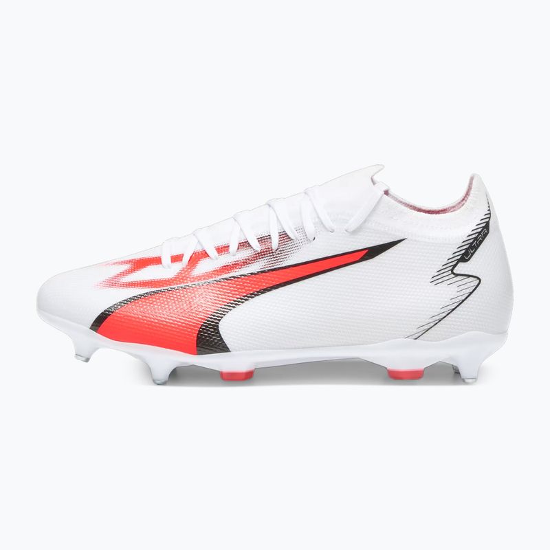 Vyriški futbolo bateliai PUMA Ultra Match MXSG puma white/puma black/fire orchid 11