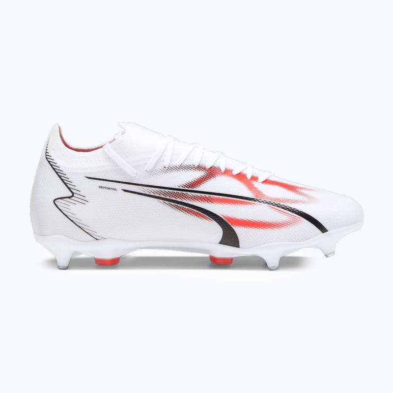 Vyriški futbolo bateliai PUMA Ultra Match MXSG puma white/puma black/fire orchid 12