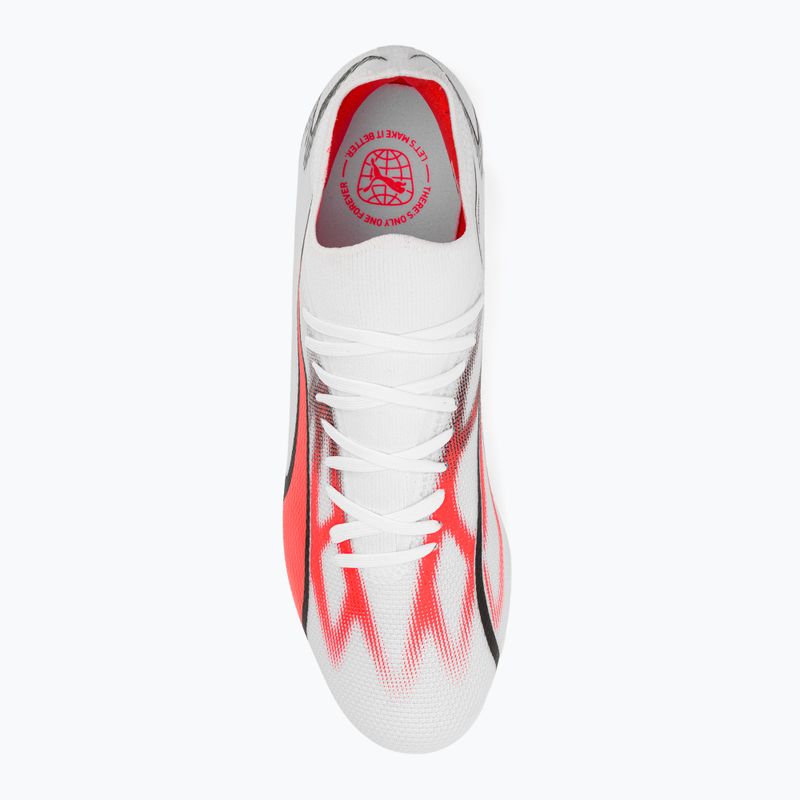 Vyriški futbolo bateliai PUMA Ultra Match MXSG puma white/puma black/fire orchid 6