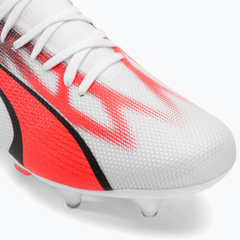 Vyriški futbolo bateliai PUMA Ultra Match MXSG puma white/puma black/fire orchid 7