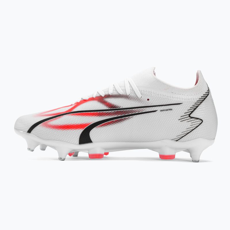 Vyriški futbolo bateliai PUMA Ultra Match MXSG puma white/puma black/fire orchid 10