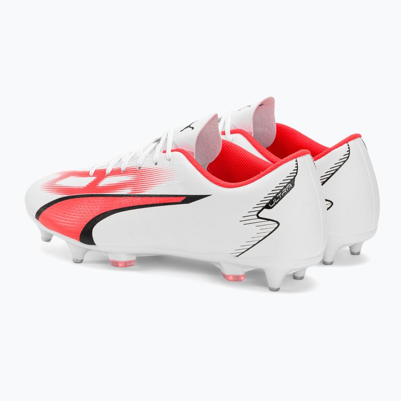 Vyriški futbolo bateliai PUMA Ultra Play MXSG puma white/puma black/fire orchid 3