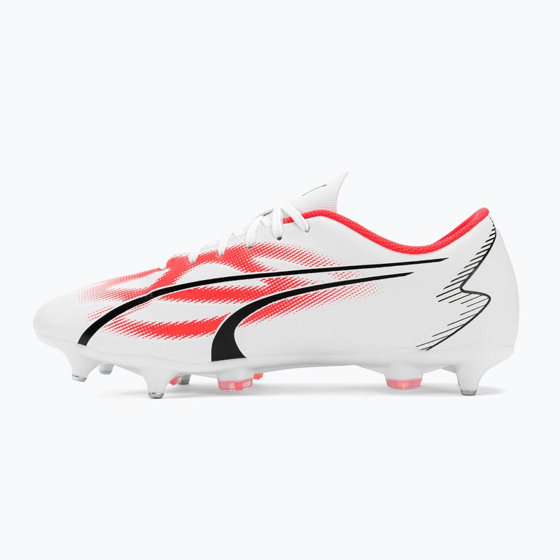 Vyriški futbolo bateliai PUMA Ultra Play MXSG puma white/puma black/fire orchid 10