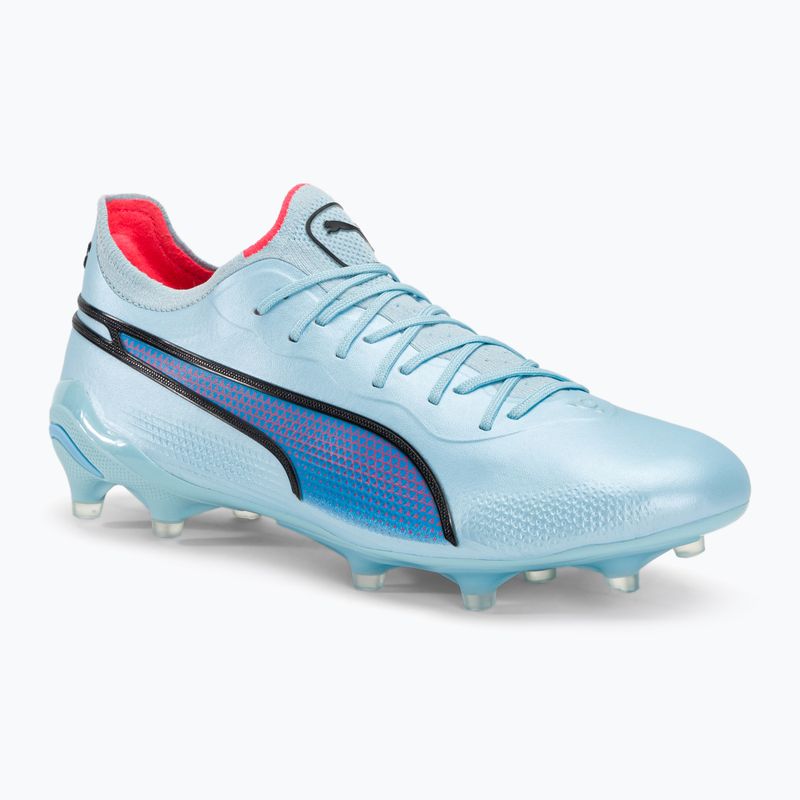 Vyriški futbolo bateliai PUMA King Ultimate FG/AG silver sky/puma black/fire orchid