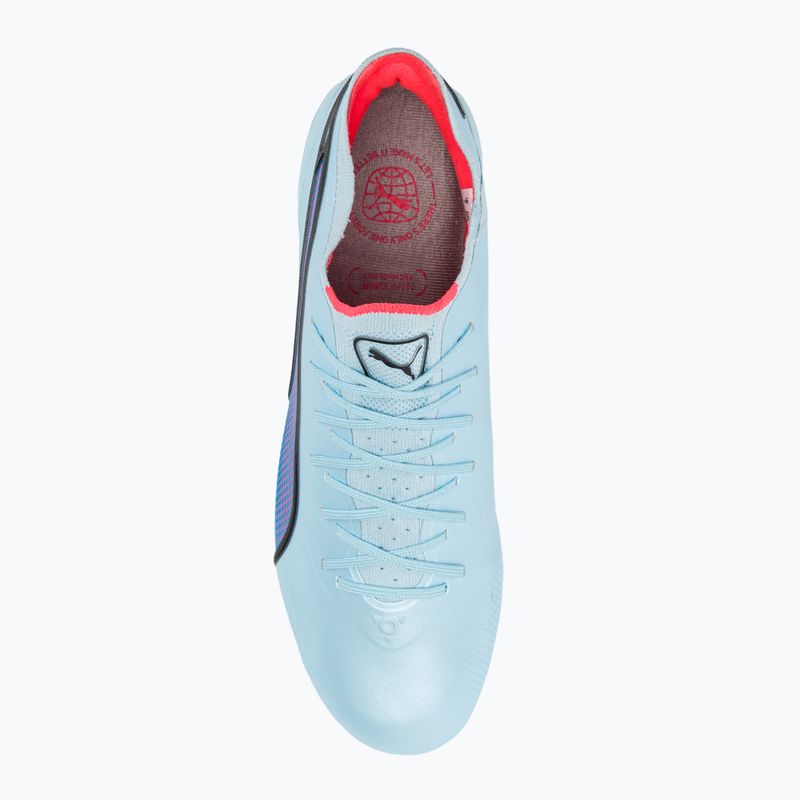 Vyriški futbolo bateliai PUMA King Ultimate FG/AG silver sky/puma black/fire orchid 6