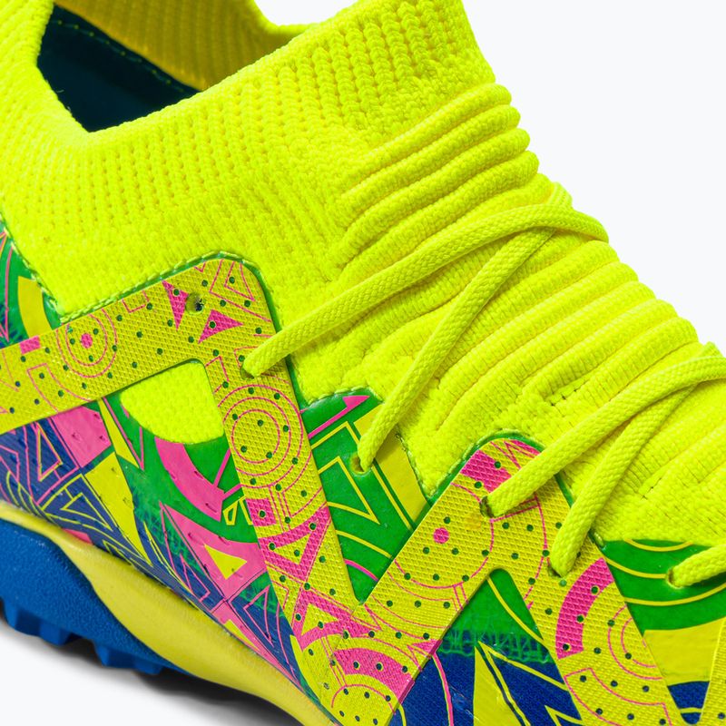 Vaikiški futbolo bateliai PUMA Future Match Energy TT + Mid Jr ultra blue/yellow alert/luminous pink 8