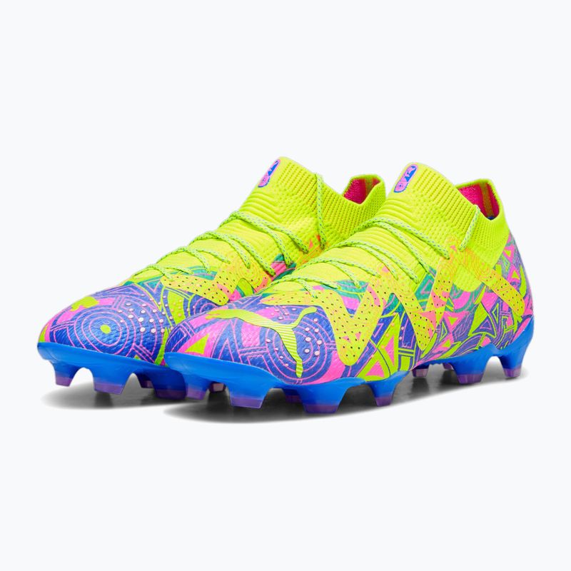 Vyriški futbolo bateliai PUMA Future Ultimate Energy FG/AG ultra blue/yellow alert/luminous pink 13