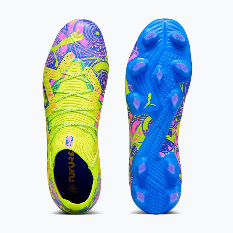 Vyriški futbolo bateliai PUMA Future Ultimate Energy FG/AG ultra blue/yellow alert/luminous pink 15