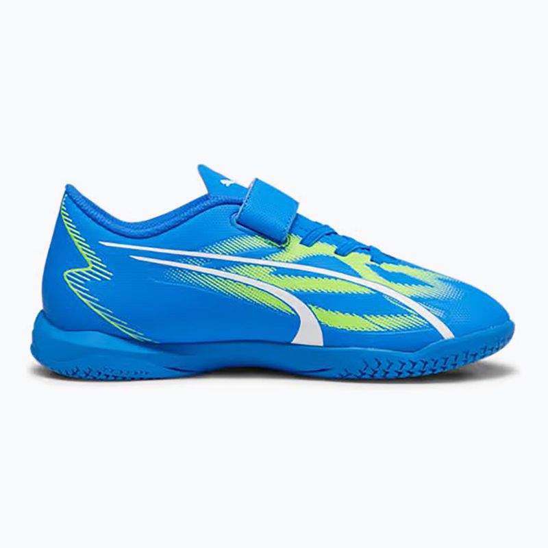 Vaikiški futbolo bateliai PUMA Ultra Play IT V Jr ultra blue/puma white/pro green 9