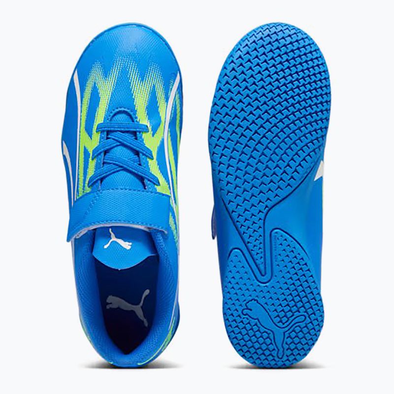 Vaikiški futbolo bateliai PUMA Ultra Play IT V Jr ultra blue/puma white/pro green 11