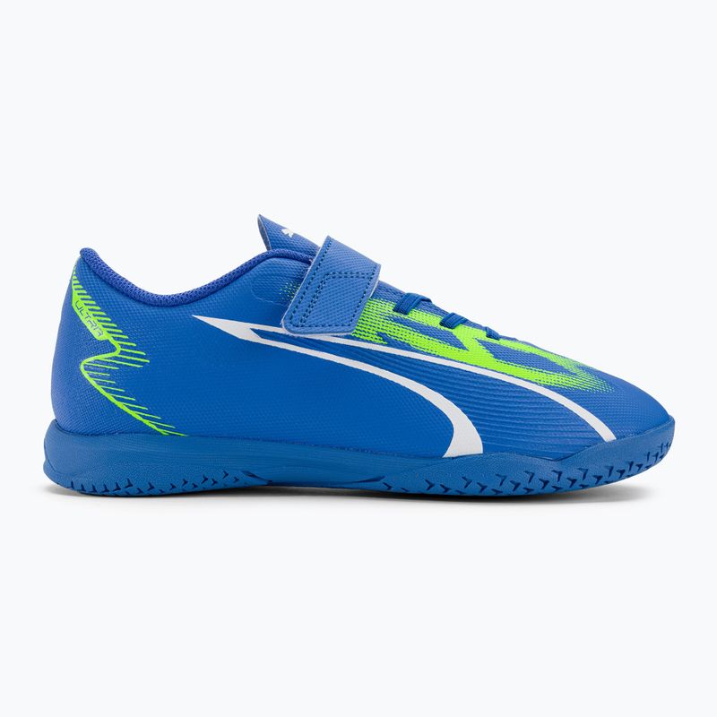 Vaikiški futbolo bateliai PUMA Ultra Play IT V Jr ultra blue/puma white/pro green 2