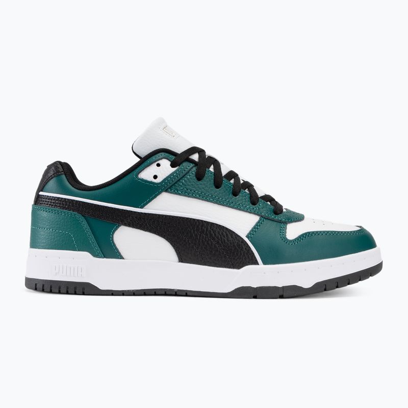 Batai PUMA RBD Game Low puma white/puma black/malachite/puma gold 2