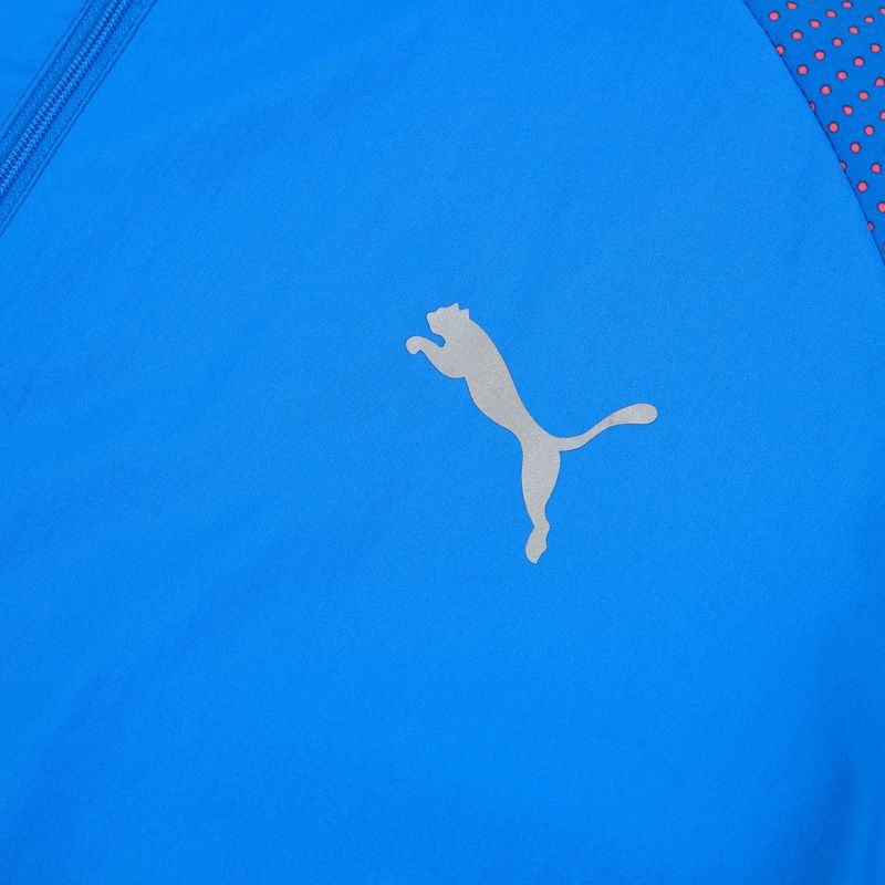 Vyriška bėgimo striukė Puma Run Favorite Woven Jacket blue/fire orchid 3