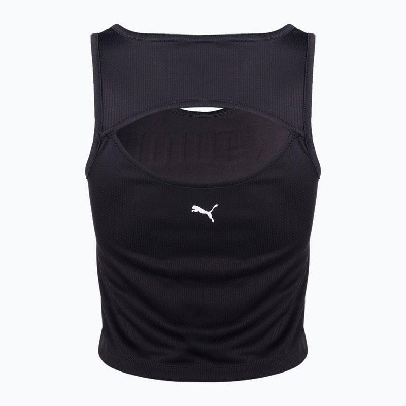 Moteriška treniruočių viršutinė dalis PUMA Fit Skimmer Tank puma black 2