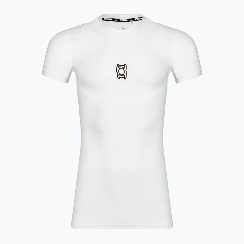 Vyriški krepšinio marškinėliai PUMA Hoops Team SS Baselayer puma white