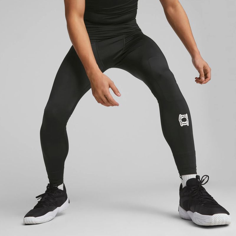 Vyriškos krepšinio tamprės PUMA Hoops Team Full Baselayer puma black 3