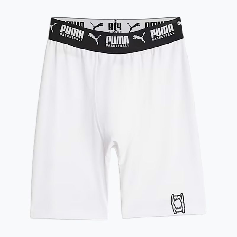Vyriški krepšinio šortai PUMA Hoops Team Baselayer puma white