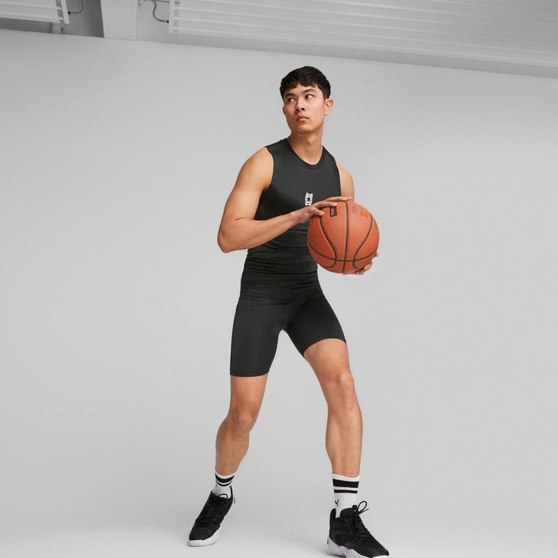 Vyriškas krepšinio tank topas PUMA Hoops Team Slvs Baselayer puma black 4
