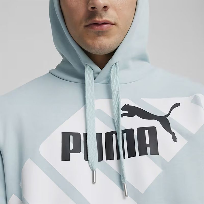 Vyriškas džemperis PUMA Power Graphic Hoodie TR turquoise surf 6