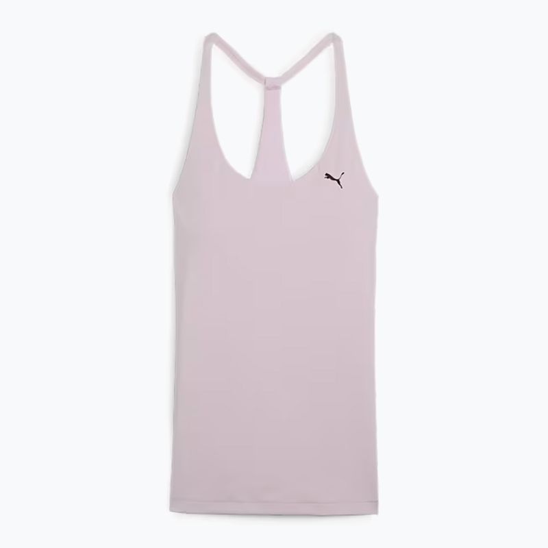 Moteriškas treniruočių tank topas PUMA Studio Ultrabare 2in1 Tank grape mist