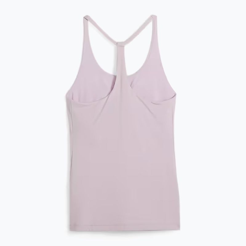 Moteriškas treniruočių tank topas PUMA Studio Ultrabare 2in1 Tank grape mist 2