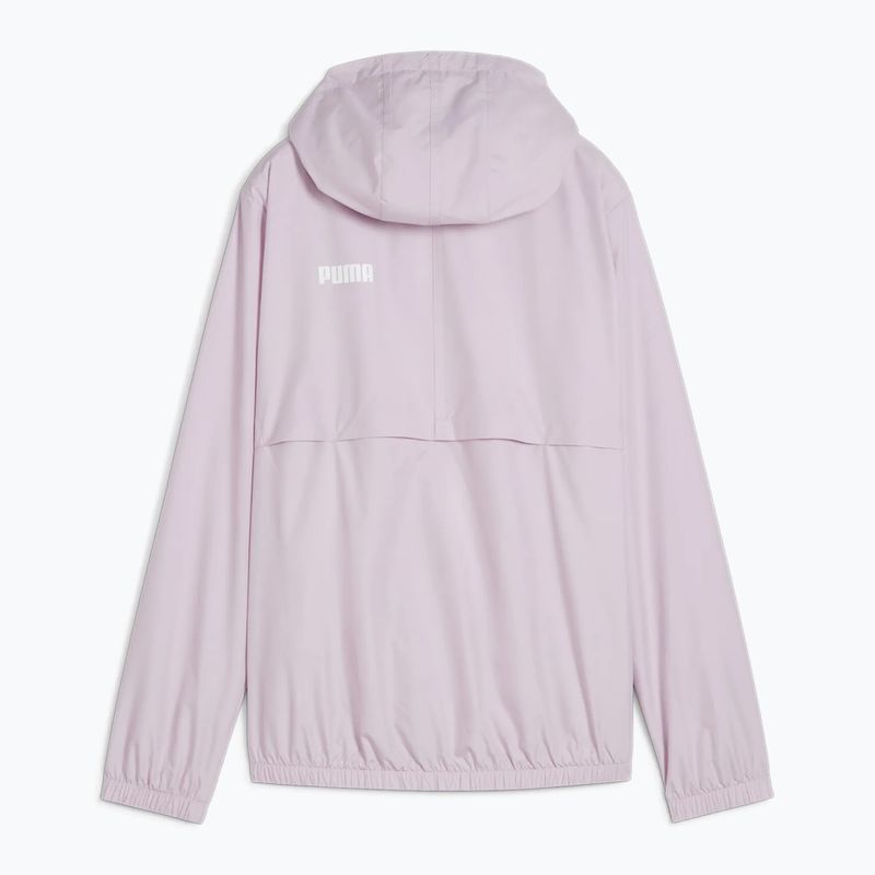 Moterų PUMA ESS Solid Windbreaker Hoodie grape mist striukė 2