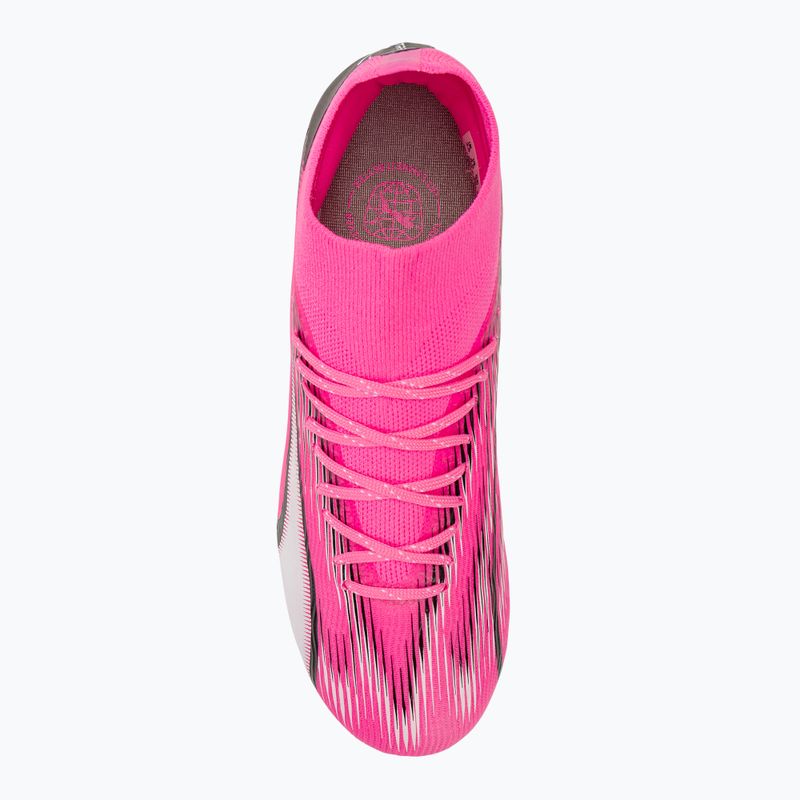 Vaikiški futbolo batai PUMA Ultra Pro FG/AG Jr poison pink/puma white/puma black 5
