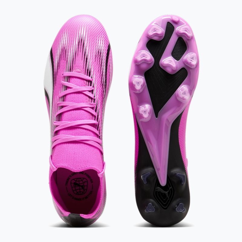 Futbolo batai PUMA Ultra Match FG/AG poison pink/puma white/puma black 11