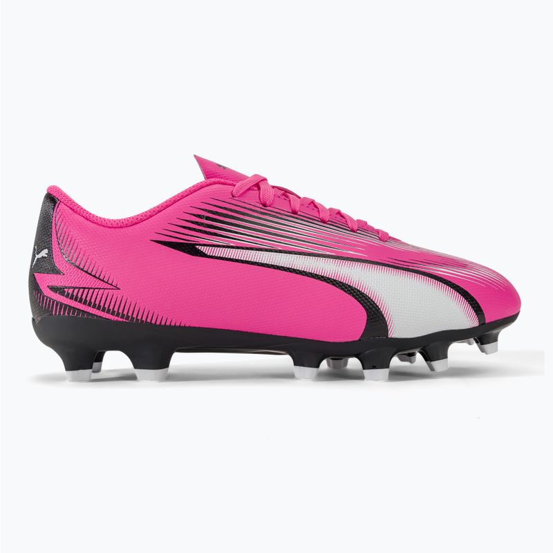 Vaikiški futbolo batai PUMA Ultra Play FG/AG Jr poison pink/puma white/puma black 2