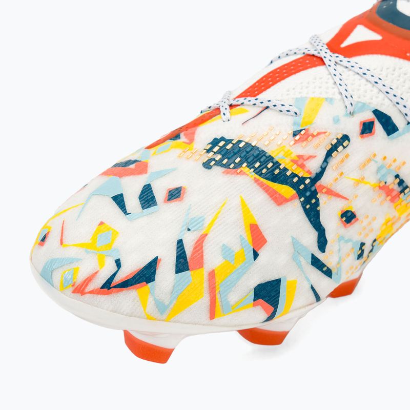 Futbolo batai PUMA Future 7 Ultimate Creativity FG/AG white/oceantropic/ turquoisesurf/ hotheat/sunstream 7