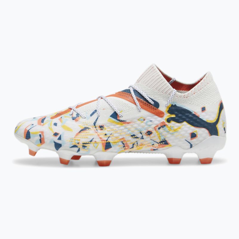 Futbolo batai PUMA Future 7 Ultimate Creativity FG/AG white/oceantropic/ turquoisesurf/ hotheat/sunstream 8