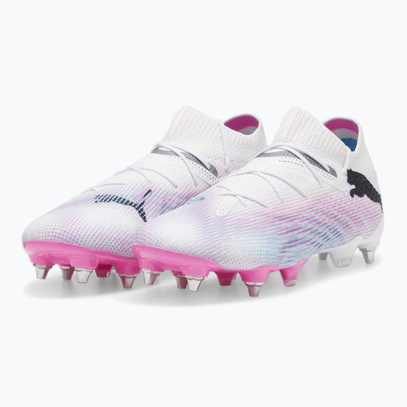 Futbolo batai PUMA Future 7 Ultimate Rush FG/AG strong gray/cool dark gray/electric lime 10