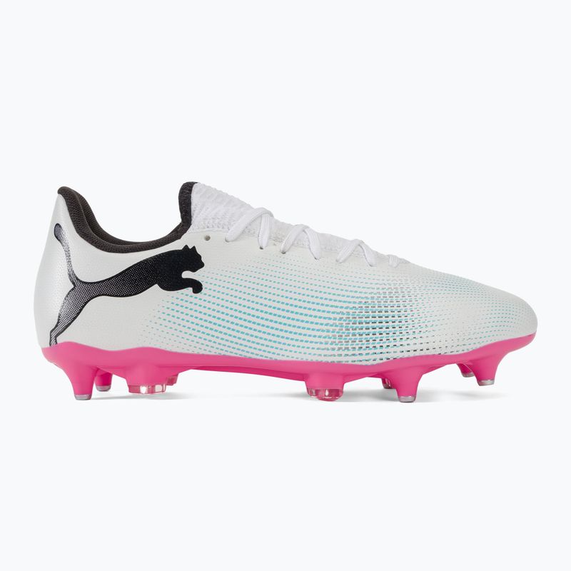 Futbolo batai PUMA Future 7 Play MxSG puma white/puma black/poison pink 2