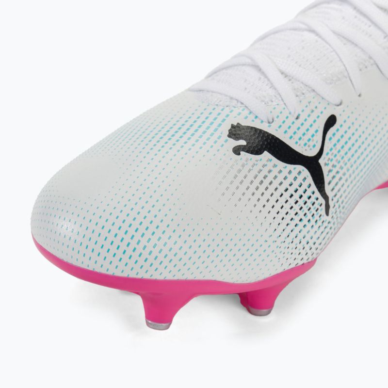 Futbolo batai PUMA Future 7 Play MxSG puma white/puma black/poison pink 7