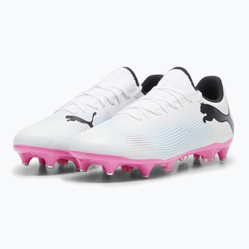 Futbolo batai PUMA Future 7 Play MxSG puma white/puma black/poison pink 10